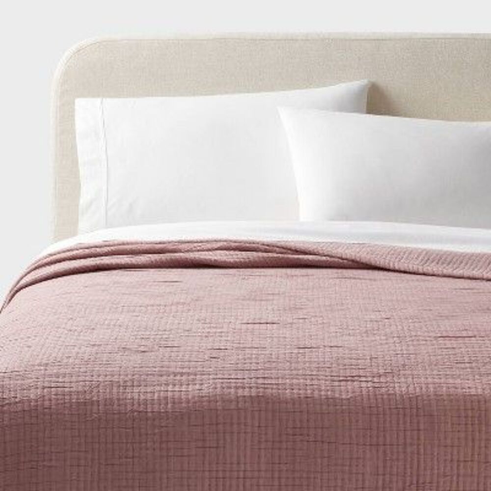 Threshold -  Jacquard Quilt Solid Double Cloth OEKO-T Mauve